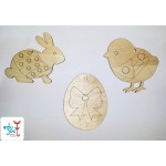 Figurina "Decoratiuni de Paste"